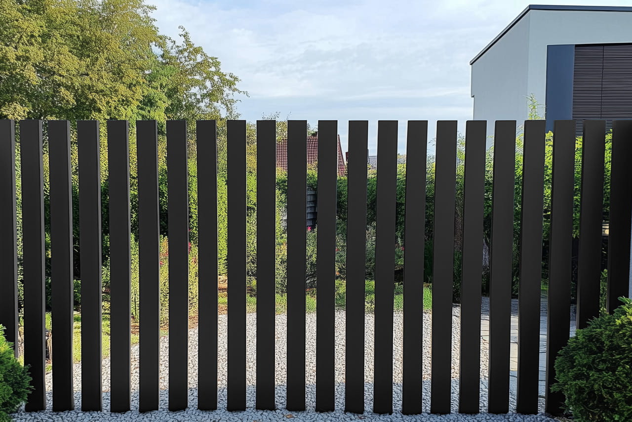 Ogrodzenie panelowe - przykład 1