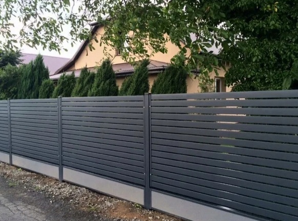 Ogrodzenie panelowe - przykład 2