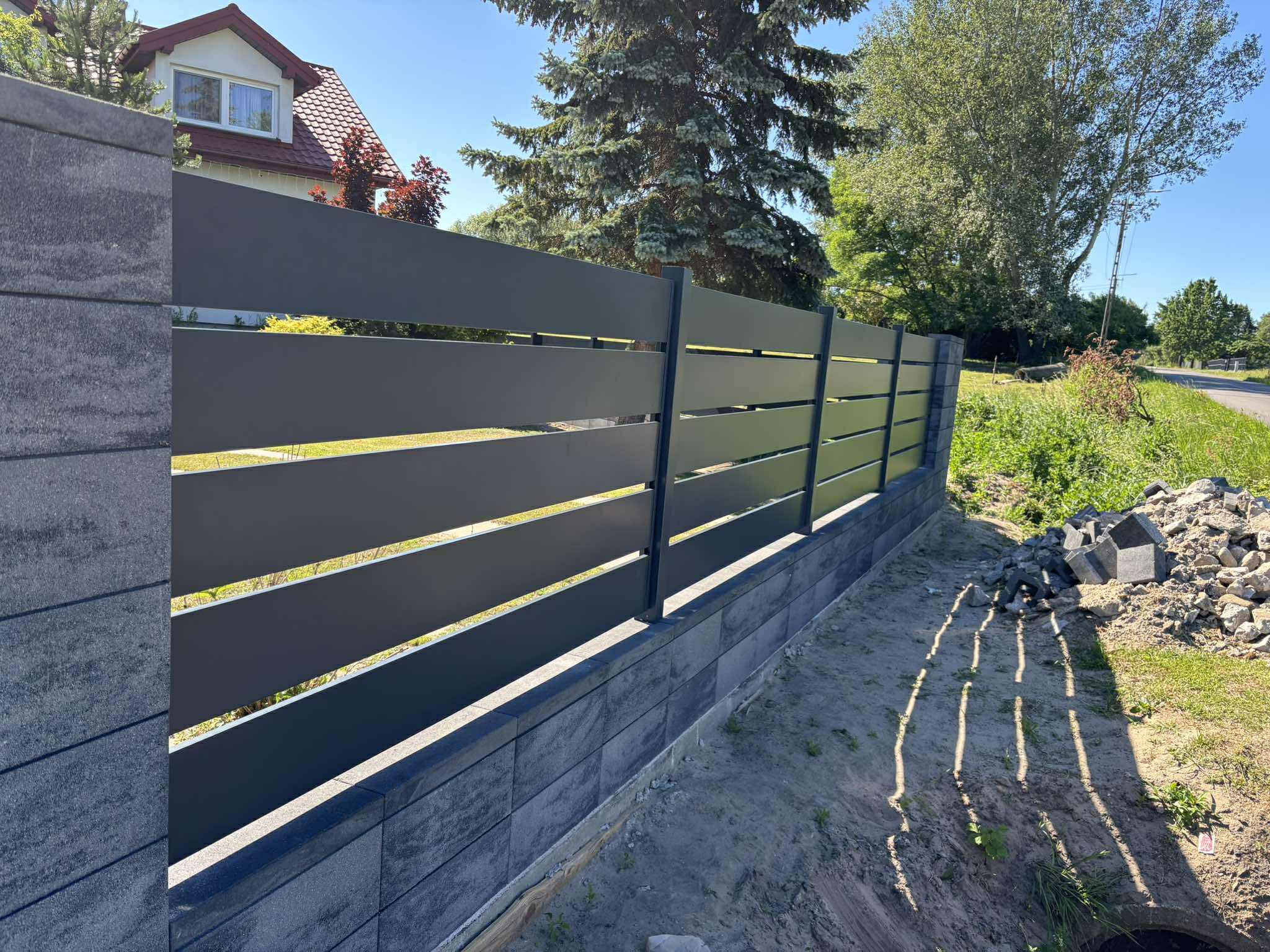 Ogrodzenie panelowe - przykład 3